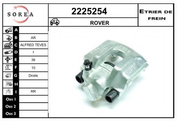 EAI 2225254 Brake Caliper